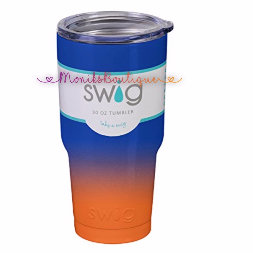 SWIG Gameday Tumbler 30 Oz. Royal/Orange